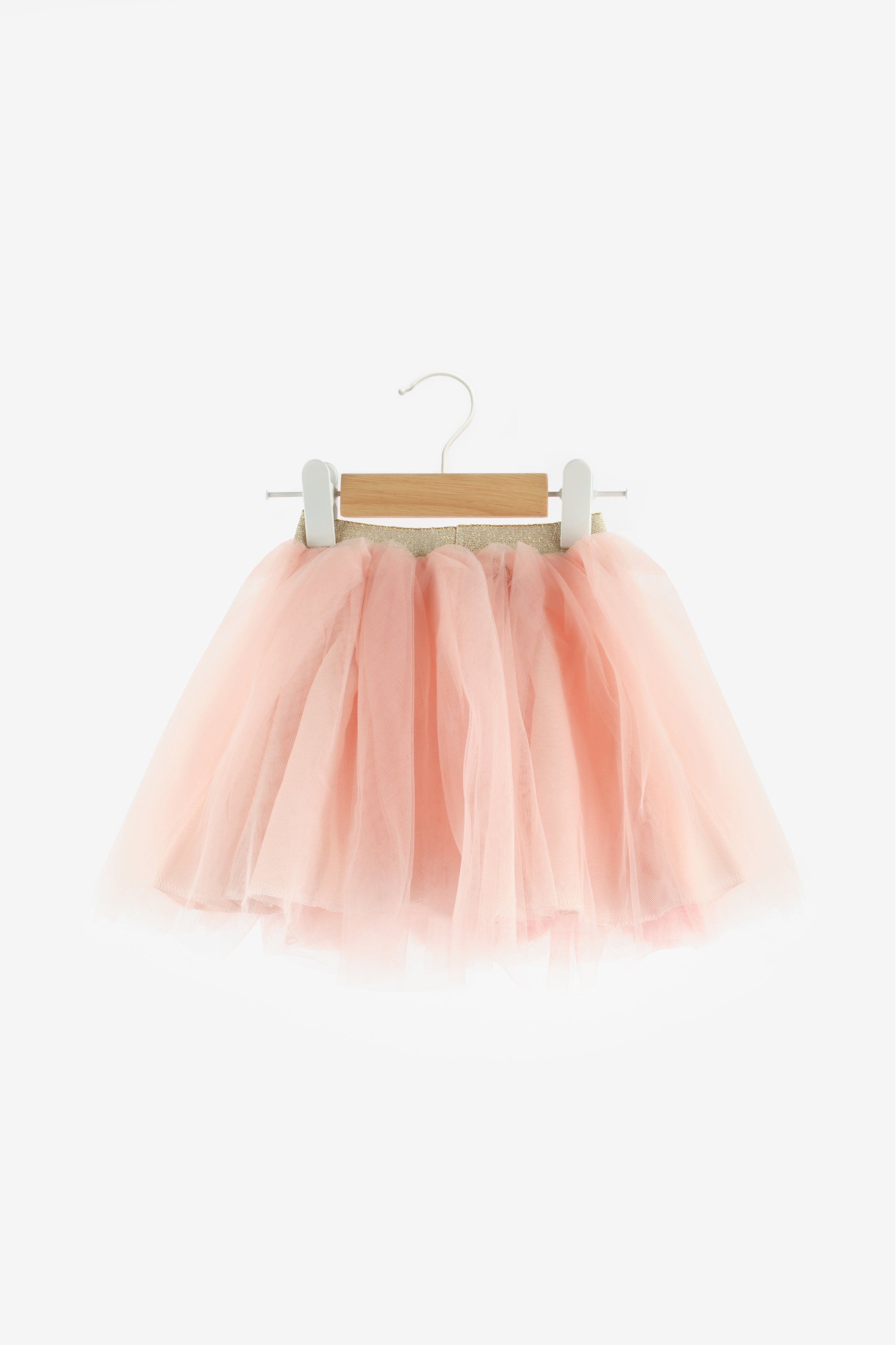 Gonna Nude Bambina Pom Pom Tulle