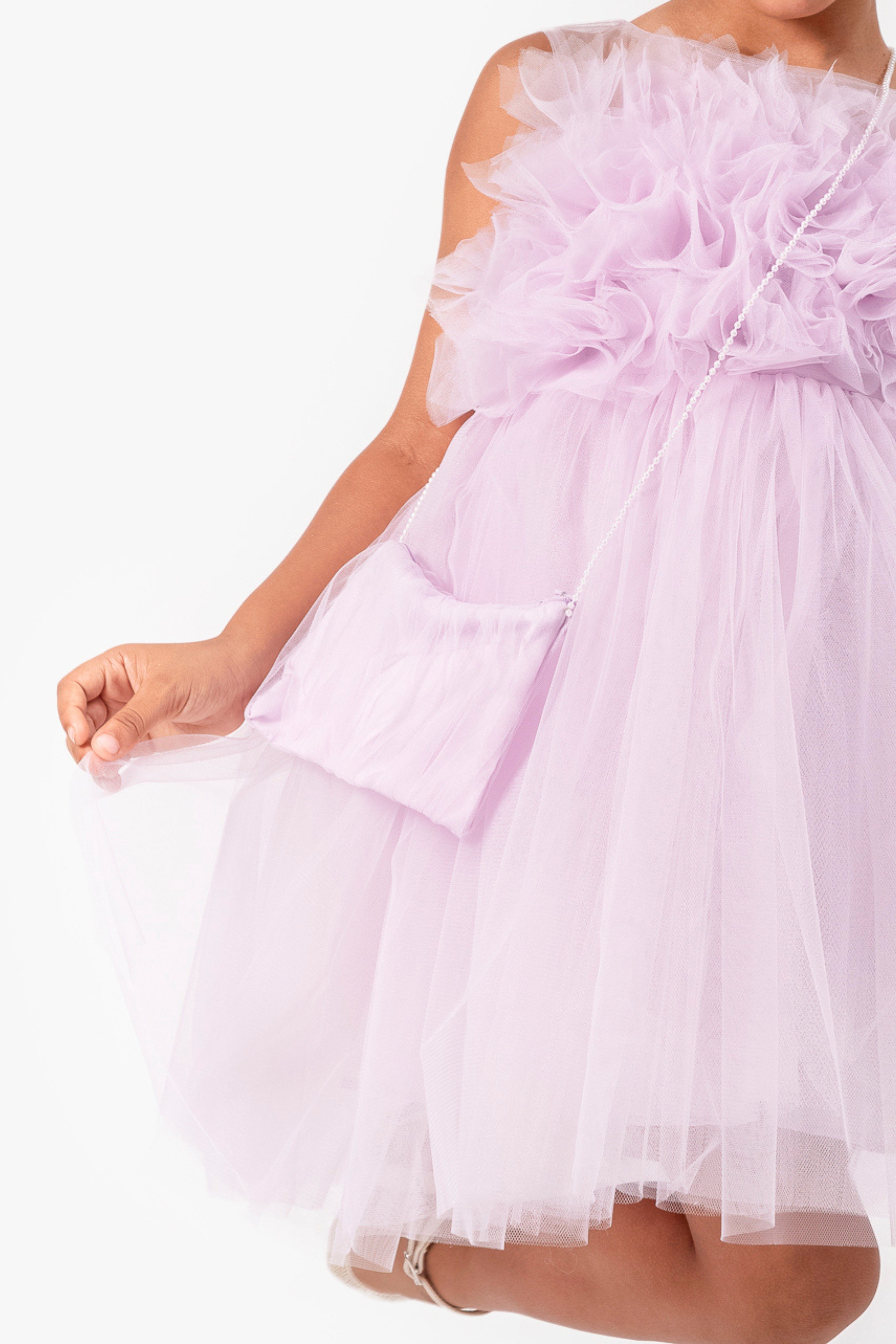 Borsa Bambina glicine in tulle