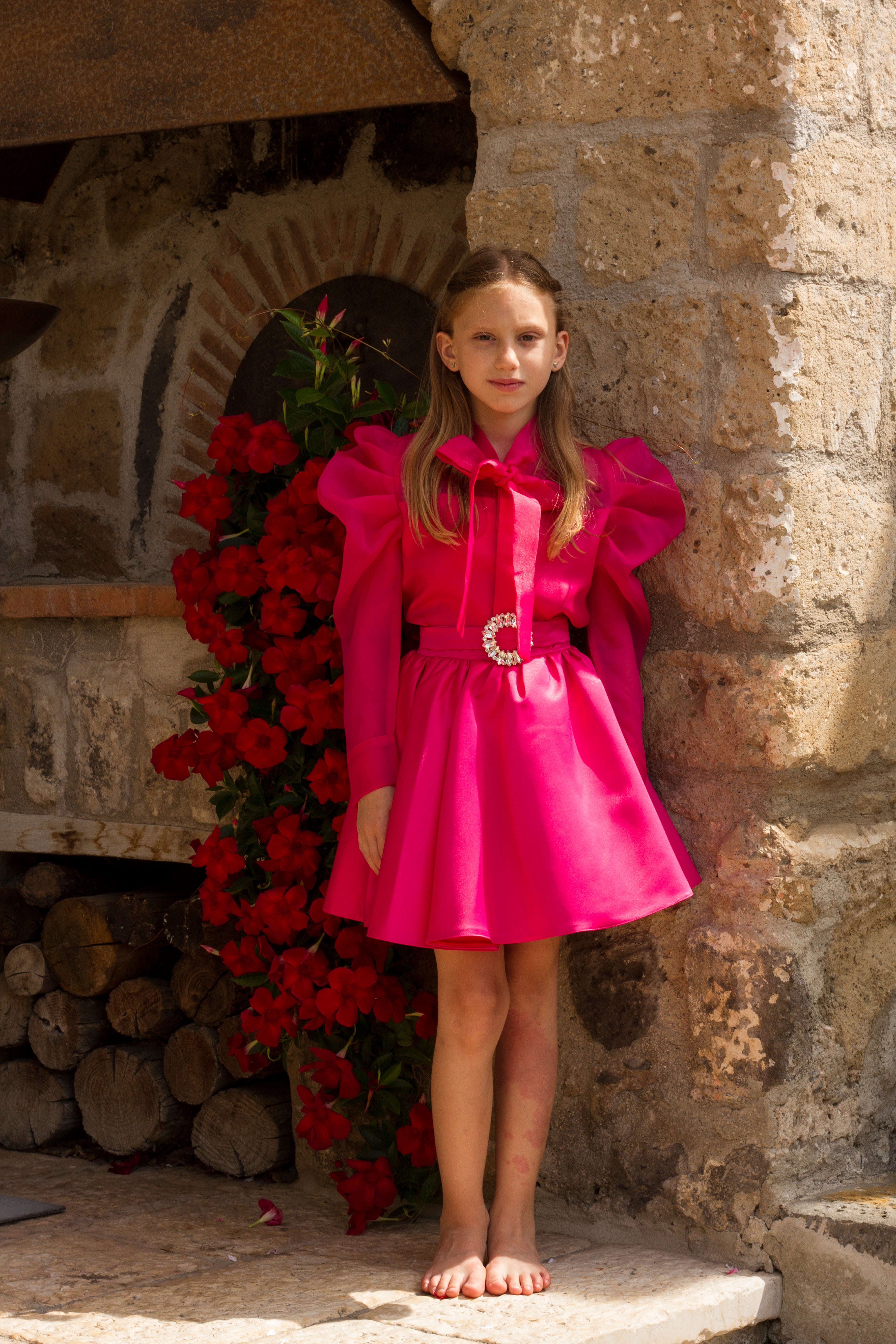 Coordinato Bambina Fucsia Marilyn Chic '60