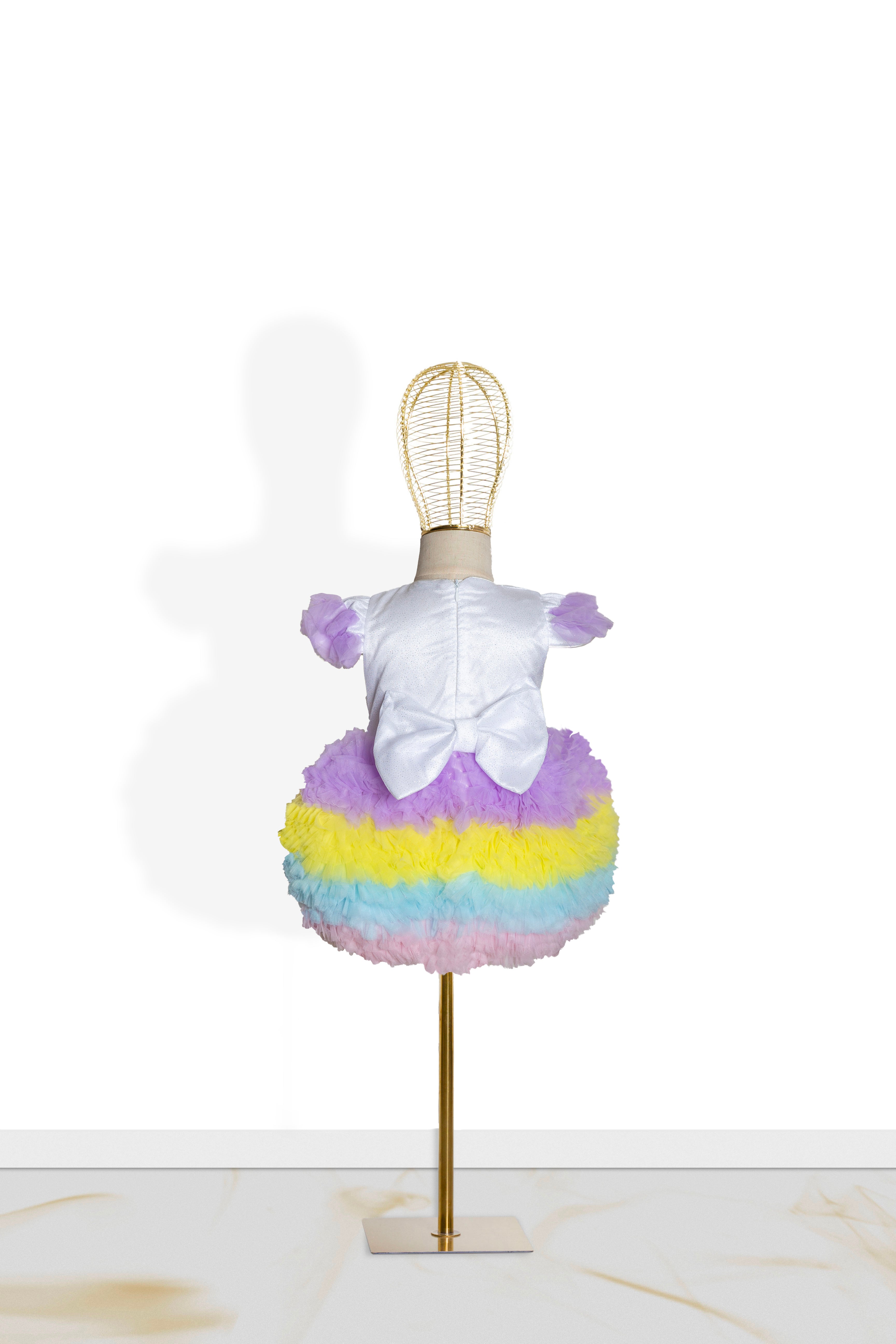 Abito Bambina Palloncino Unicorno